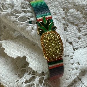 Keep Collective Pineapple 🍍 Fiesta Leather Bracelet